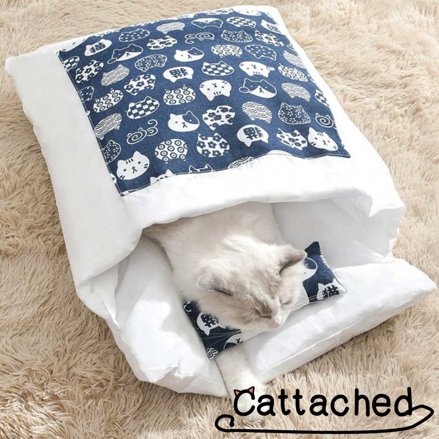 Cute Cat Sleeping Bag - Self-Warming Kitty Sack