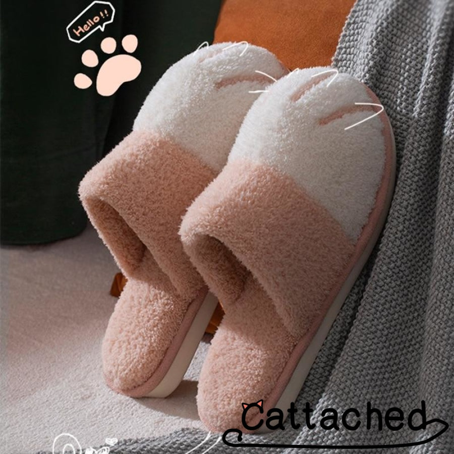 Indoor Cat Paw Slippers