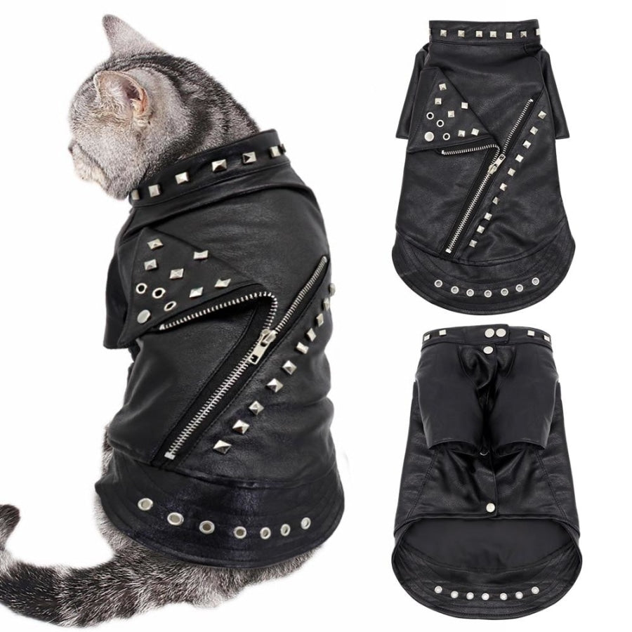 Leather Cat Jacket