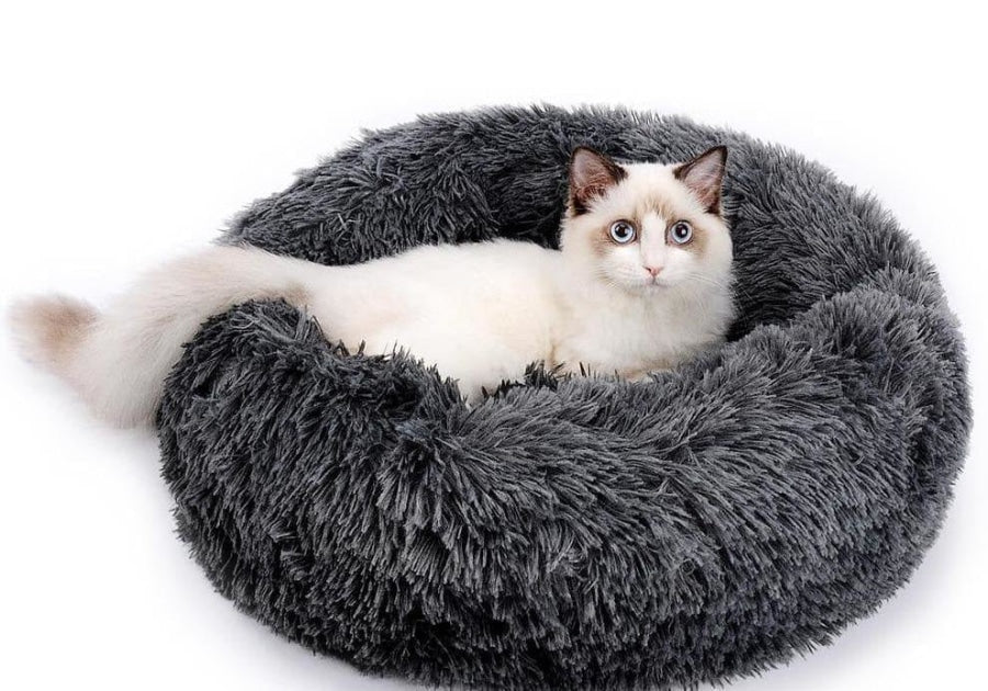 Marshmallow Cat Bed - Ultra Plush Cat Beds for Large Cats - Cat Caboodle