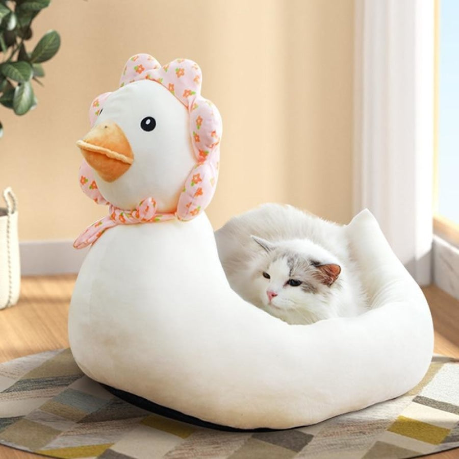 Mother Duck Cat Bed