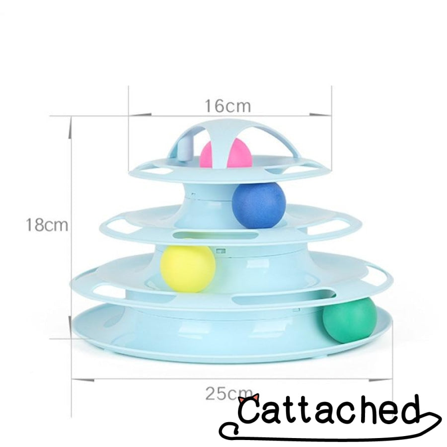 Multi Level Ball Cat Toy
