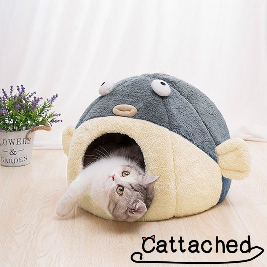 Puffer Fish Cat Bed