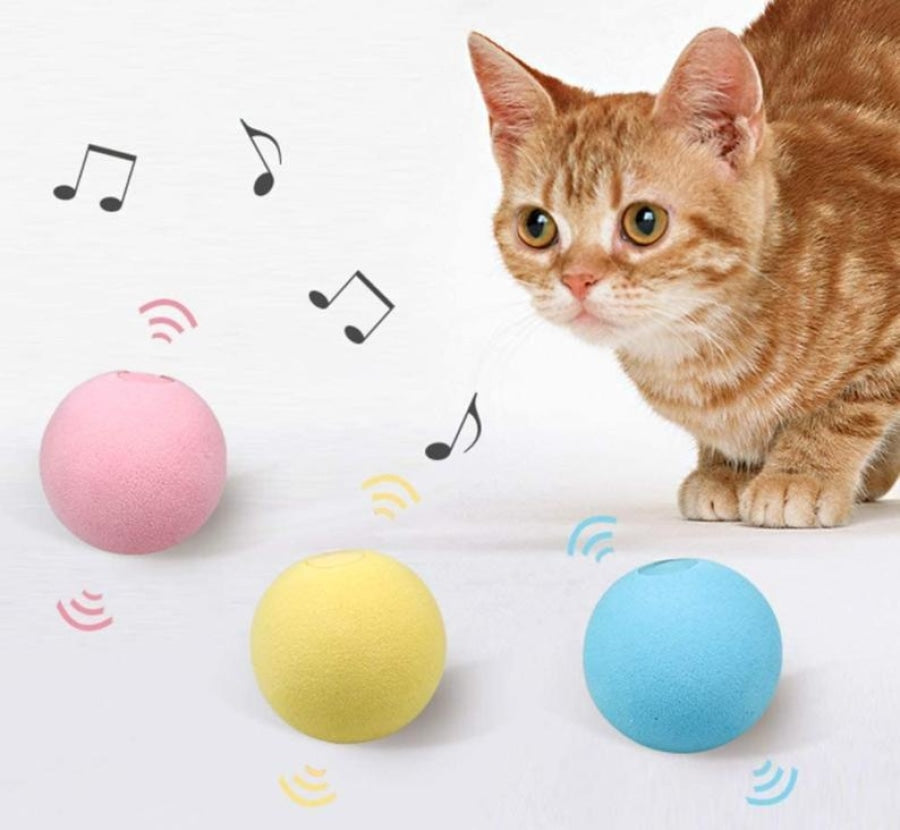 Smart Cat Toys - Interactive Prey Simulator Ball Catnip Inside!
